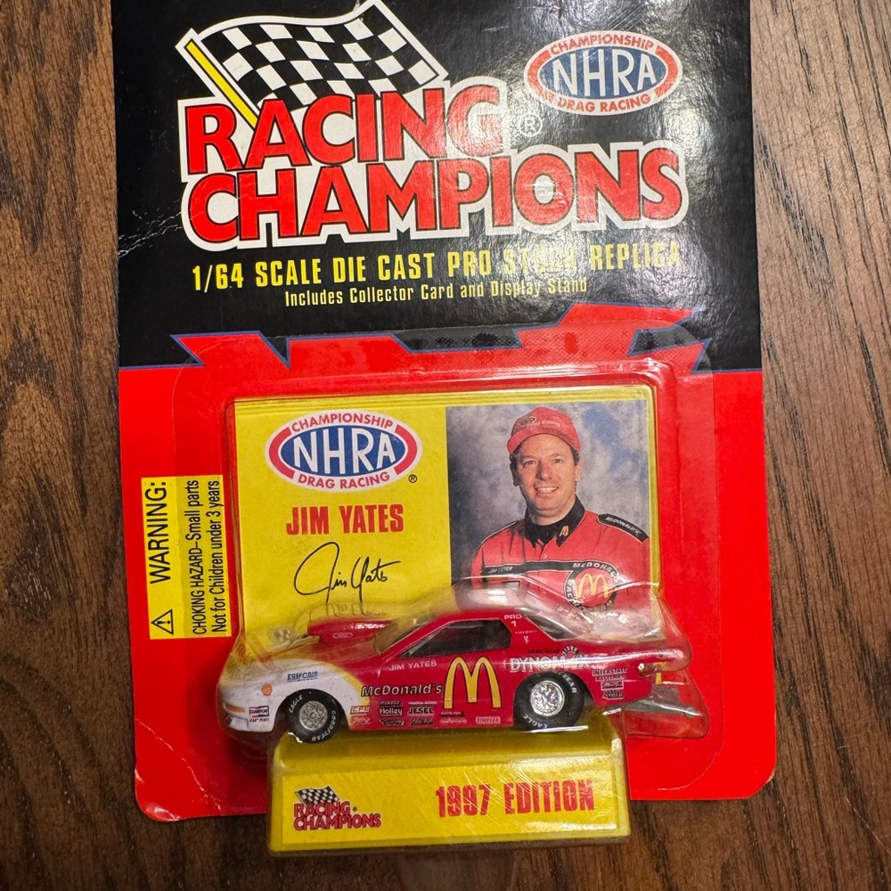 NHRA Jim Yates Red Die-Cast 1/64 Scale Collectible